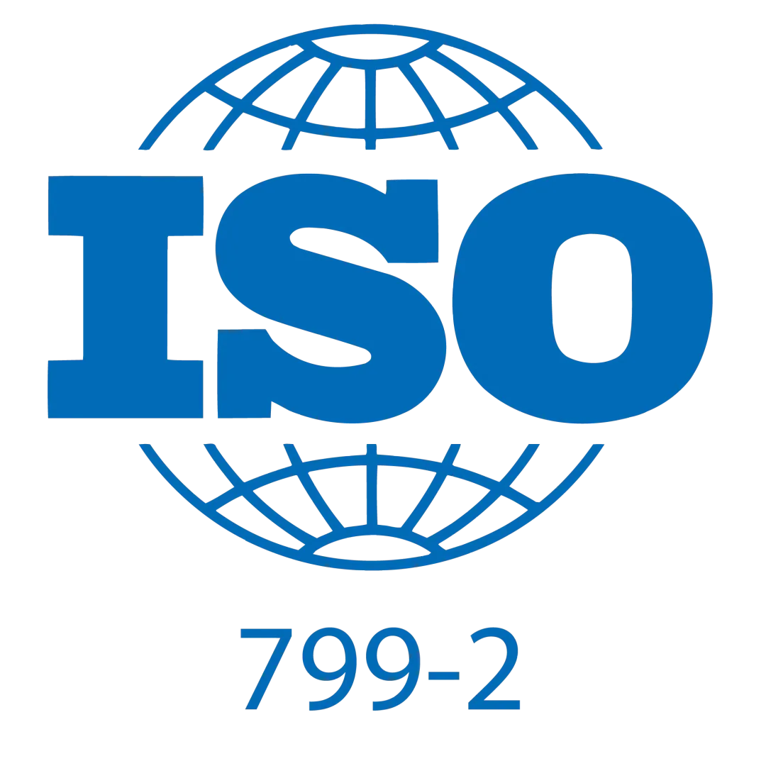 ISO 799-2 certificate logo